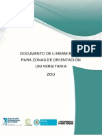 DOCUMENTO DE LINEAMIENTOS ZOU - Versión Final