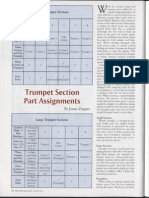 trumper section part assignments