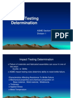 Impact Testing Requirements