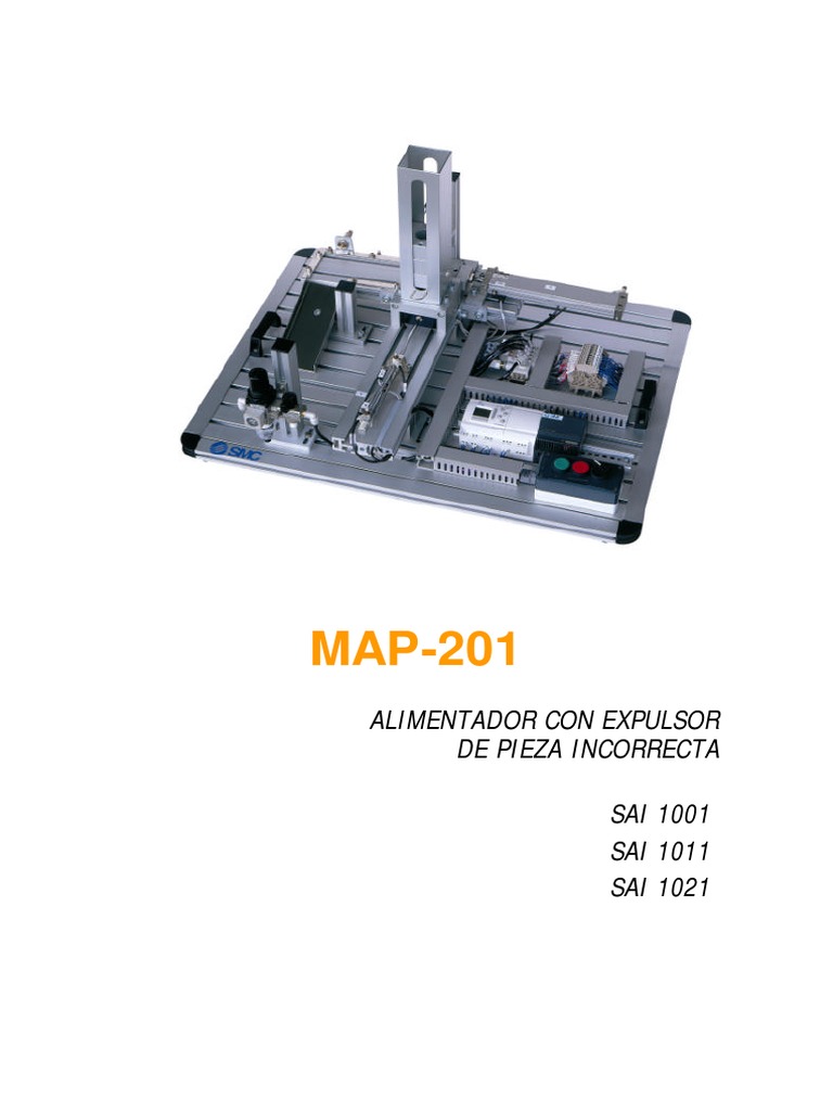 Alimentador MAP-201 con Expulsor | PDF | Solenoide | Neumático