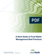 A Short Guide To Food Waste Management Best Practices: © Leanpath. All Rights Reserved