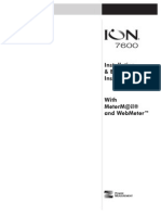 PowerLogic ION 7600 Installation and Basic Setup Manual 062002 PDF