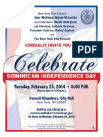 Dominican Independence at City Hall 