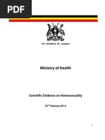 Final Report of The Ministry of Health Committee On Homosexuality