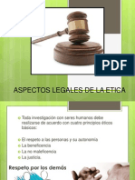 Aspectos Legales de La Etica