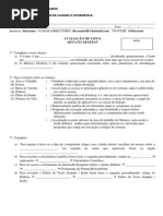 Avaliação de Linux