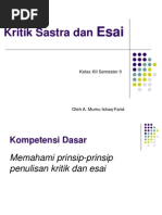Download Kritik Dan Esai Kelas Xii Sem 2 Skm by Sri Adelia Yuliasih SN208794687 doc pdf