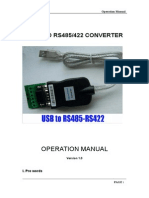 Configure USB-RS485 converter