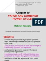 Vapor and Combined Power Cycles: Mehmet Kanoglu