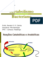 Aula 3 - Metabolismo Bacteriano