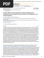 Download Long-term Effects of Parents Education on Childrens Educational and Occupational Success_ Mediation by Family Interactions Child Aggression and Teenage Aspirations by Gloria del Salto SN208799533 doc pdf