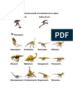 Tipos de Dinosaurios