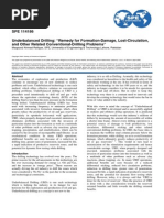 SPE 114186 Underbalanced Drilling: "Remedy For Formation-Damage, Lost-Circulation, and Other Related Conventional-Drilling Problems"