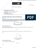 2.5 Control Volume Form of ..