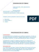 Programacion de Obras