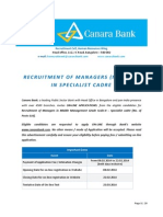 Canara Bank - RP-1-2014 - Advertisement New