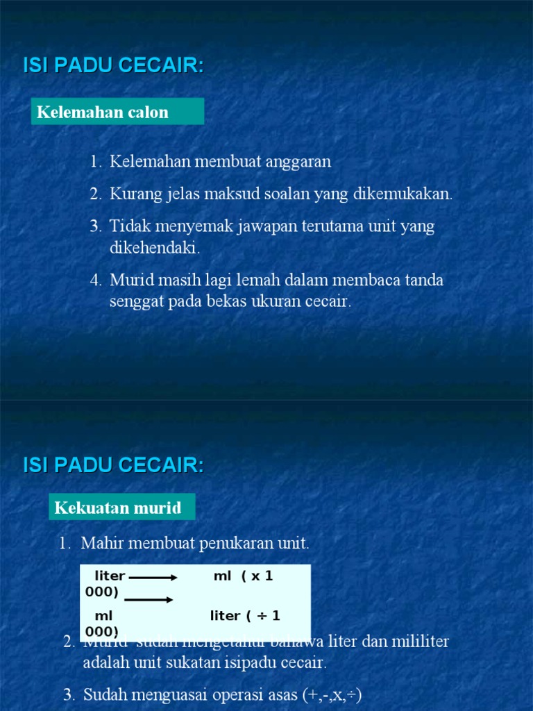 Isipadu Cecair Pdf