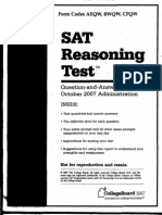 Sat Reasoning Test