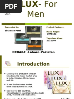 Download LUX for MEN Advertisment Project by Taqadsa SN20883482 doc pdf
