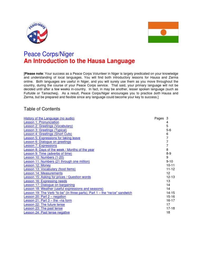Hausa Language Learning Guide | PDF | Grammatical Gender | Linguistics