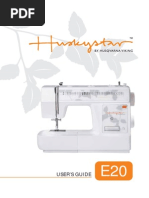 Download Husqvarna Viking H Class E20 User Manual by ckom26 SN208843173 doc pdf