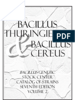 Bacillus Genetic Stock Center Catalog of Strains, Seventh Edition