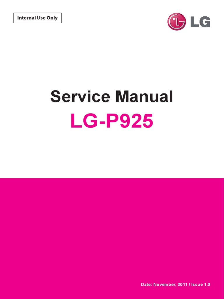 LG P925 Thrill 4G Service Manual | Analog To Digital Converter |  Electrostatic Discharge