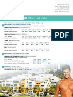 Miami Beach, Us Price List 2014: Programs/Courses in Weekly Rates