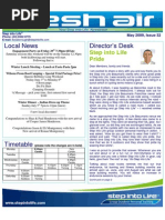 Director's Desk Local News: Step Into Life Pride