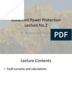 Advanced Power Protection Lecture No.2: Dr. Muhammad Kamran