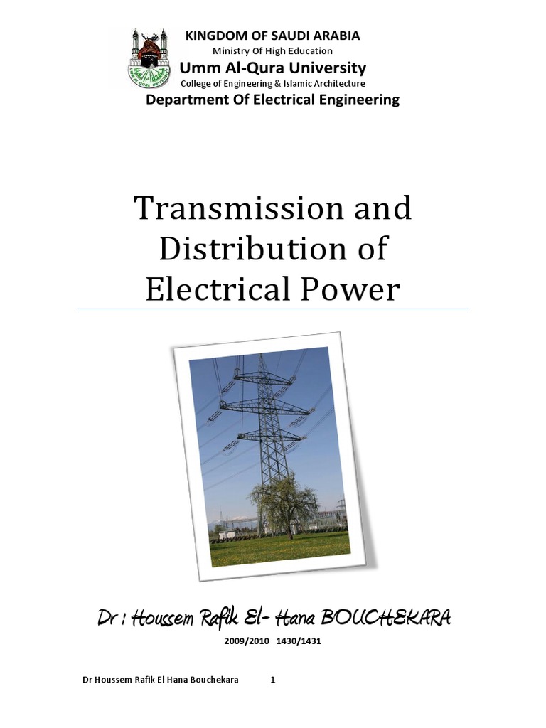 Electric Power Transmission Overview | PDF | Inductance | Electrical ...