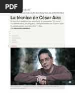 Bitacora de Articulos Sobre Aira