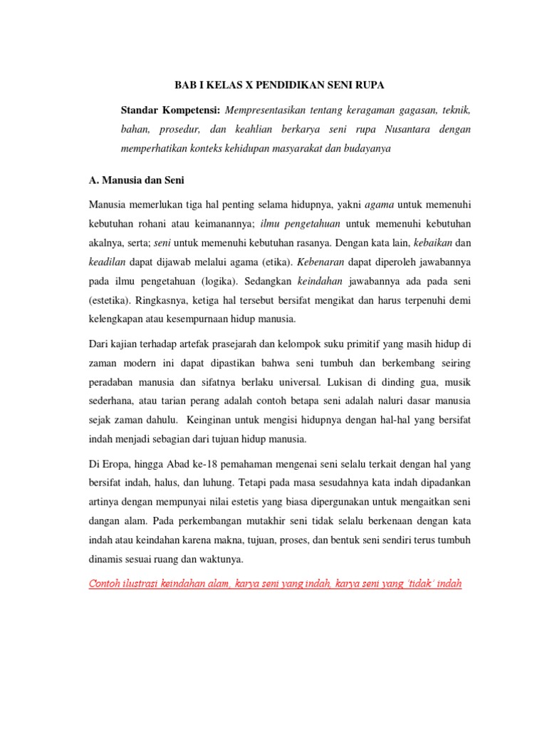 Contoh Nilai Estetis Bersifat Objektif Dan Subjektif – Berbagai Contoh