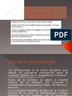 Antropología ¿Para Qué