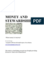 Money and Stewardship