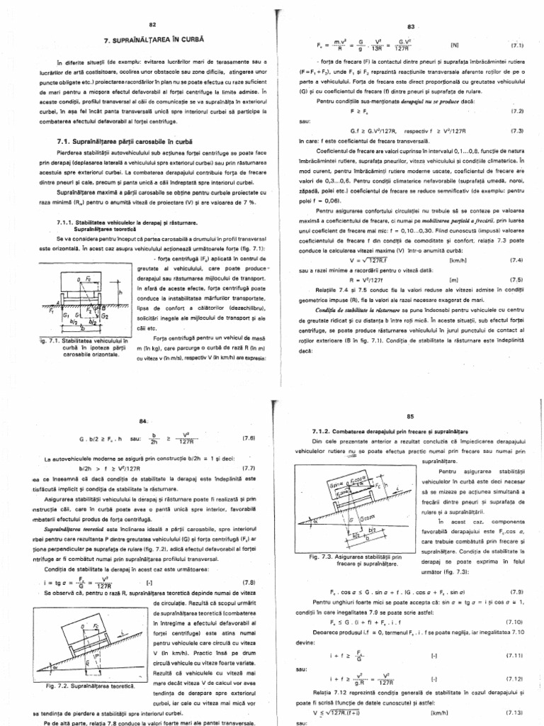 Curs 2b - CC - Drumul in Plan Orizontal, in PL Si PT | PDF