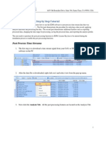 EDM Analysis Step by Step