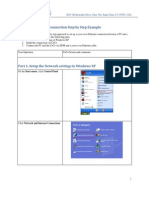 Cross Over Ethernet Step by Step For XP