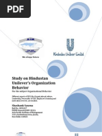 Download Hindustan unilevers Organisational behavior by shashank0803 SN20886854 doc pdf