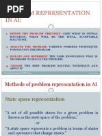 Problem Representation in Ai