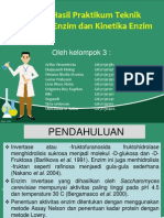 Paparan Hasil Praktikum Teknik Amobilisasi Enzim dan Kinetika Enzim (G851130381