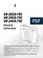 VR-360 350 340 D-760 755 750 Manual Es PDF