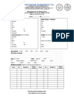 Nota de Insotire A Probelor Catre IP - Centrul de Diagnostic