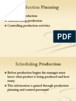 Production Planning 