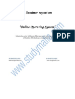 A Seminar Report On: "Online Operating System"