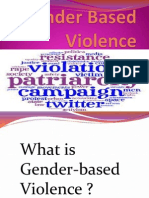 Gender Based Violence