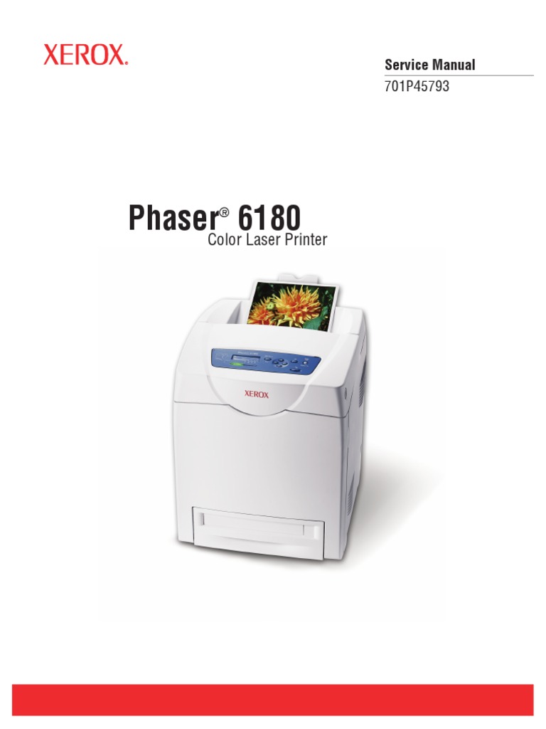 Service Manual Xerox Phaser 6180 | Electrostatic Discharge | Physics