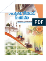 Proper Sunni Beliefs