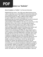 Download On Bullshit by harpastum SN2089043 doc pdf