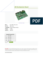 ARM LPC2148 USB Development Board